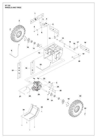Husqvarna 547725298 onderdelentekening - positie 8