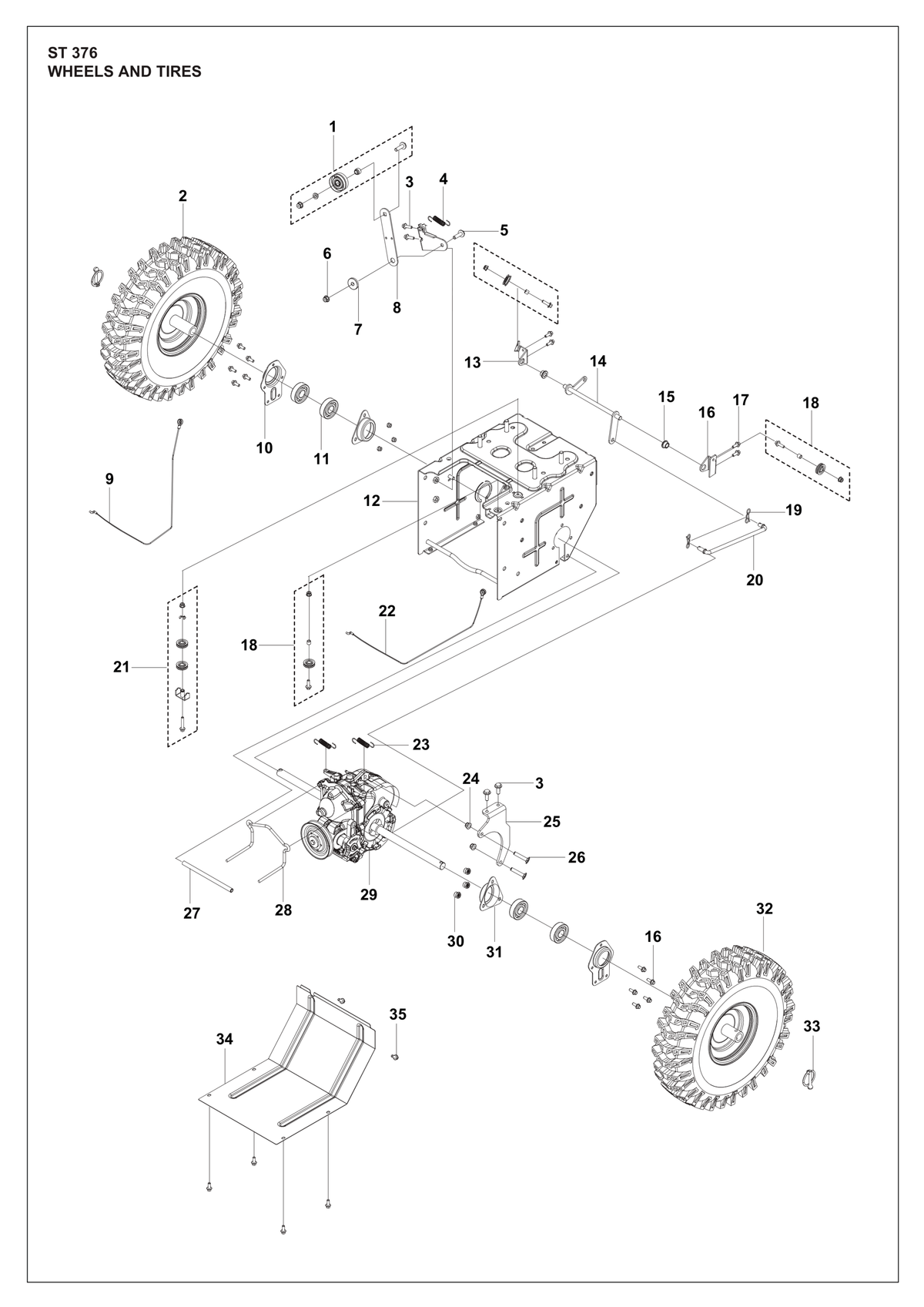 Husqvarna 547724959 onderdelentekening - positie 32