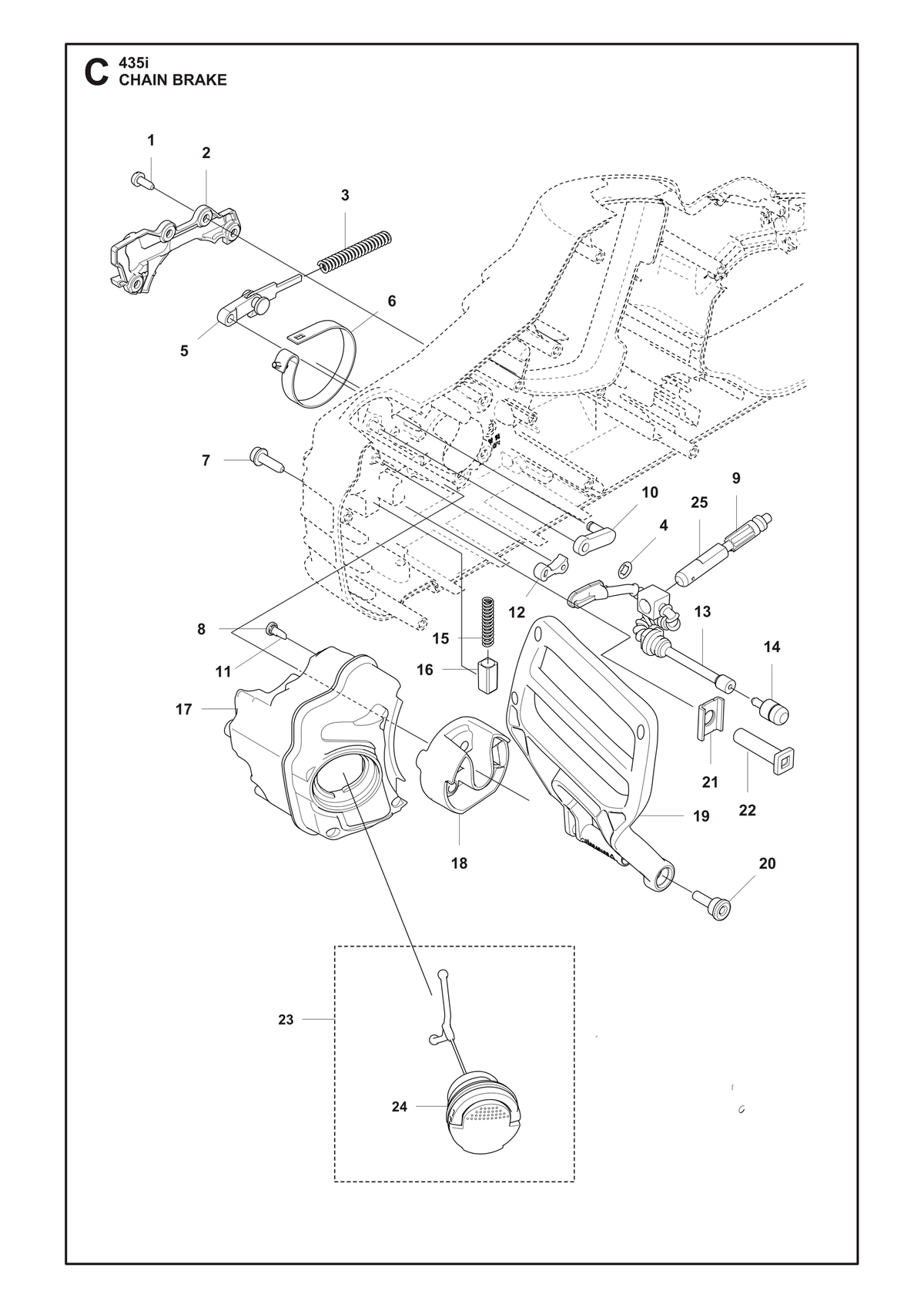 Husqvarna 594954001 onderdelentekening - positie 13