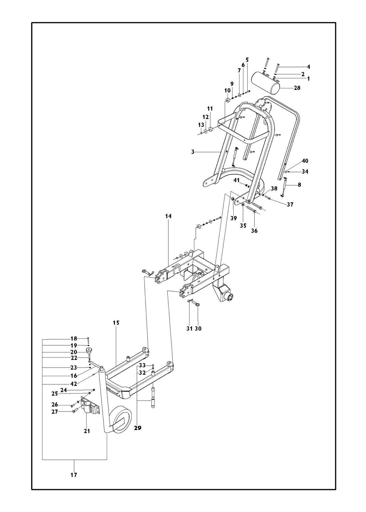 Husqvarna 586735001 onderdelentekening - positie 15