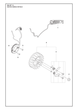 Husqvarna 529841601 onderdelentekening - positie 1