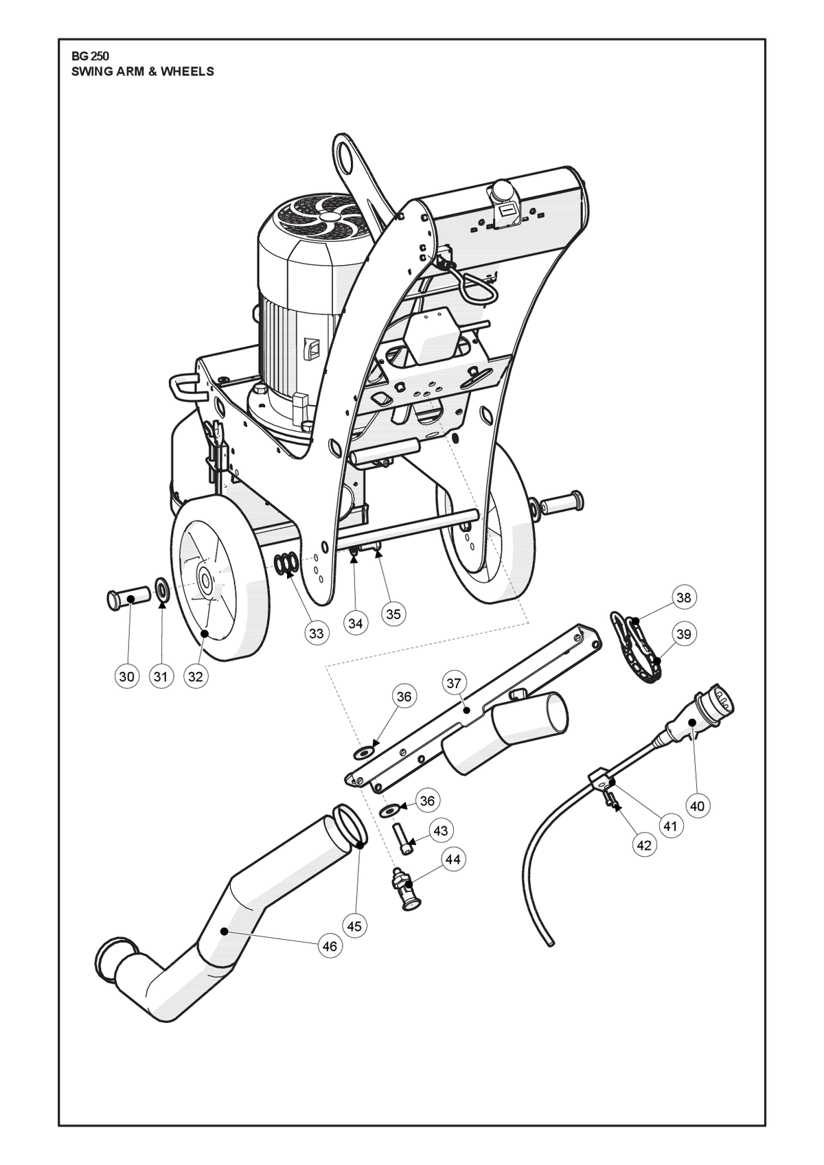 Husqvarna 734118041 onderdelentekening - positie 36