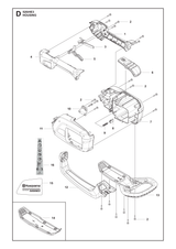 Husqvarna 588602808 onderdelentekening - positie 15