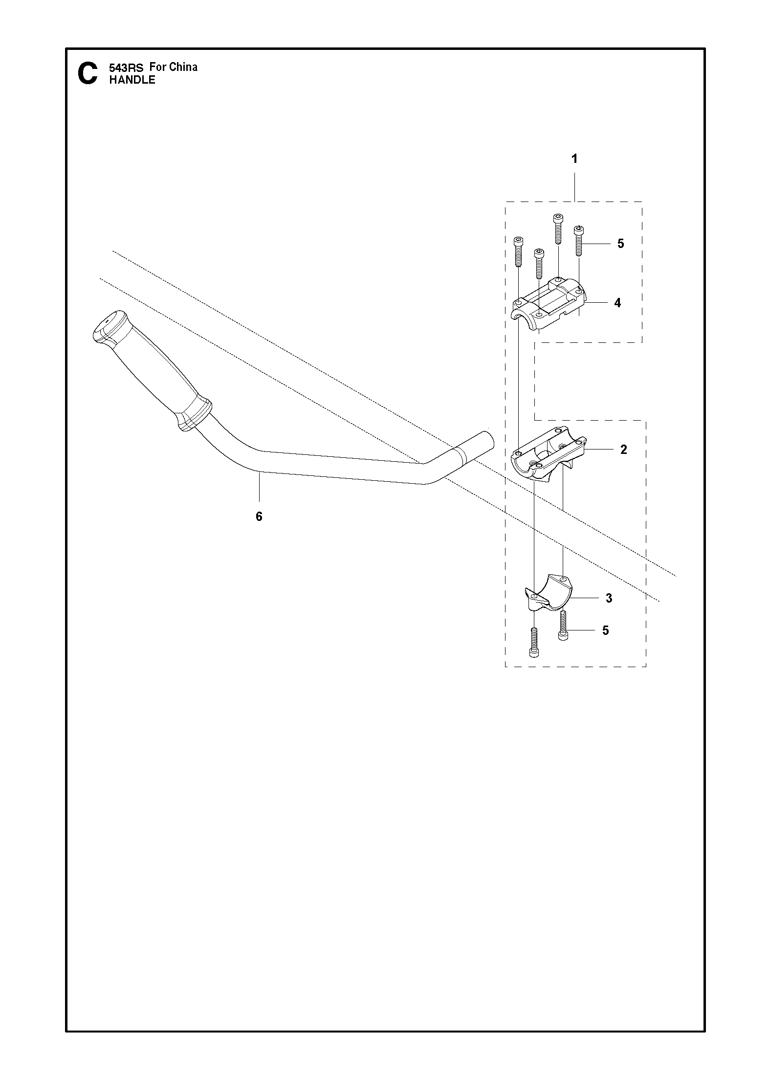 Husqvarna 512550101 onderdelentekening - positie 6