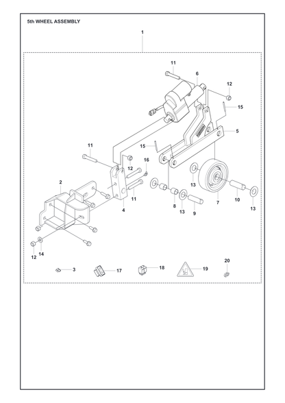 Husqvarna 574859003 onderdelentekening - positie 4