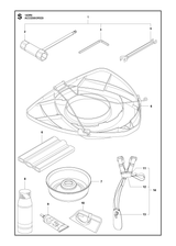 Husqvarna 506615001 onderdelentekening - positie 5