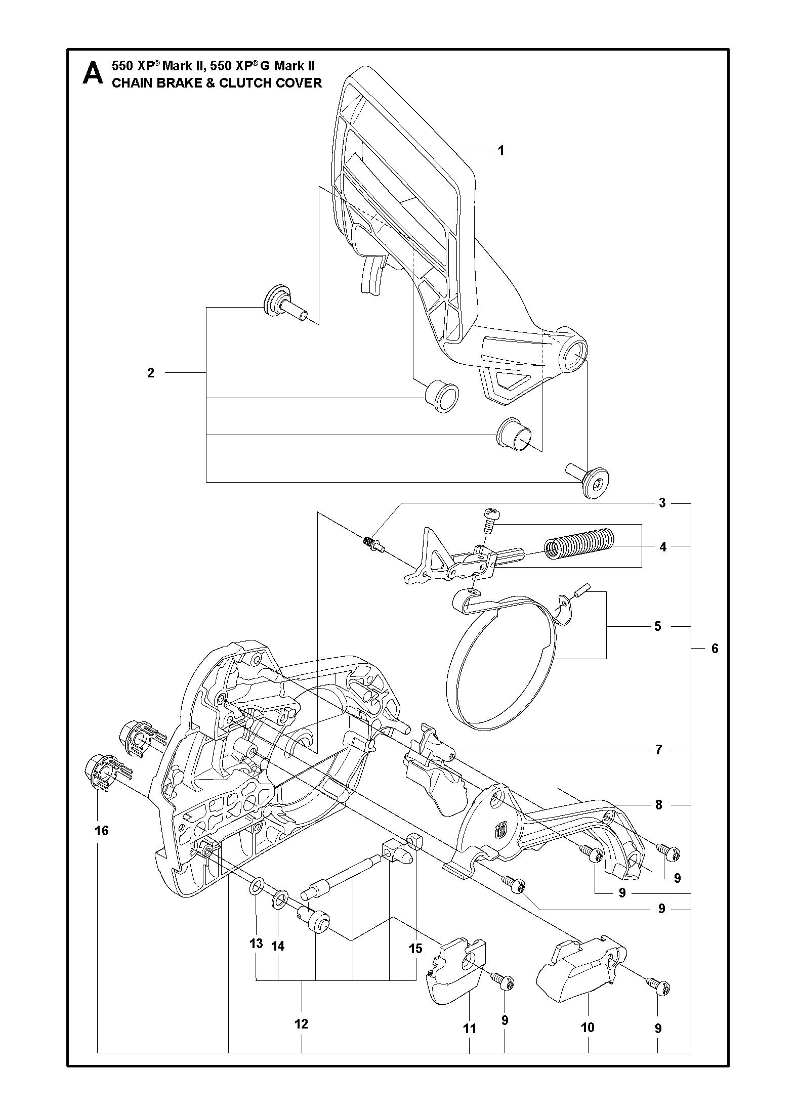 Husqvarna 501846101 onderdelentekening - positie 6
