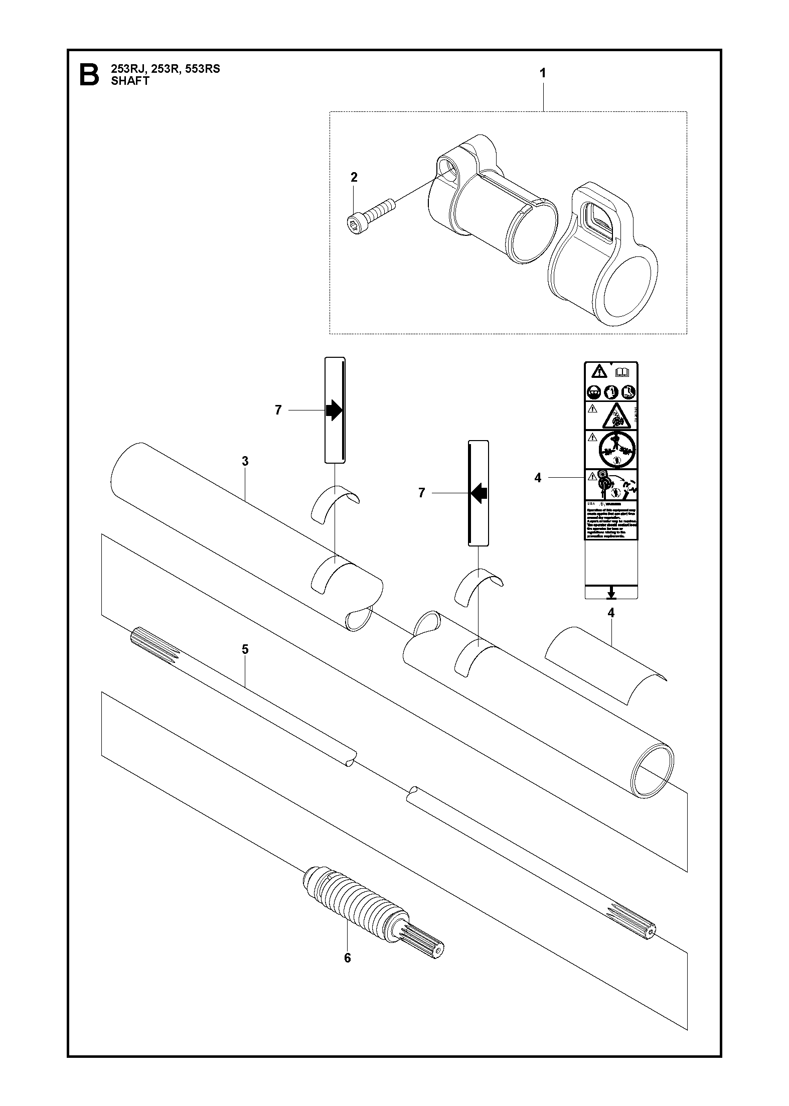 Husqvarna 511582201 onderdelentekening - positie 5