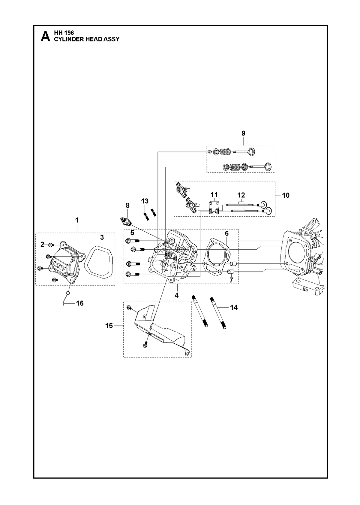 Husqvarna 531147313 onderdelentekening - positie 16