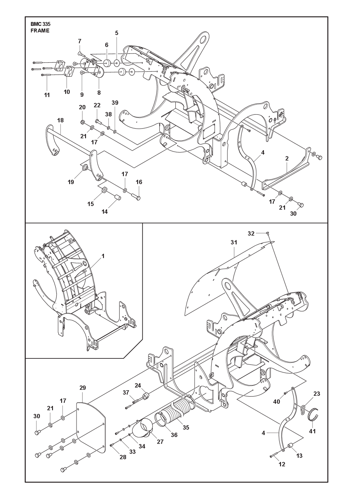 Husqvarna 595345301 onderdelentekening - positie 30