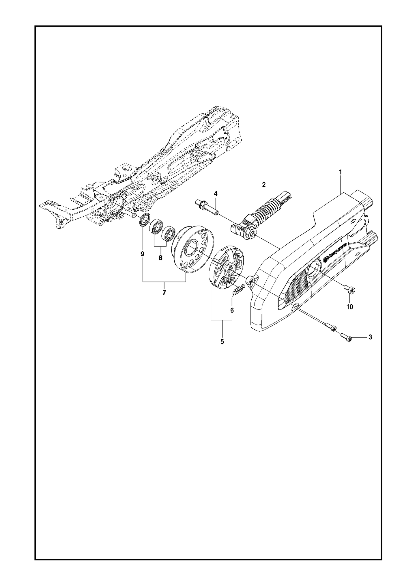 Husqvarna 503701504 onderdelentekening - positie 5