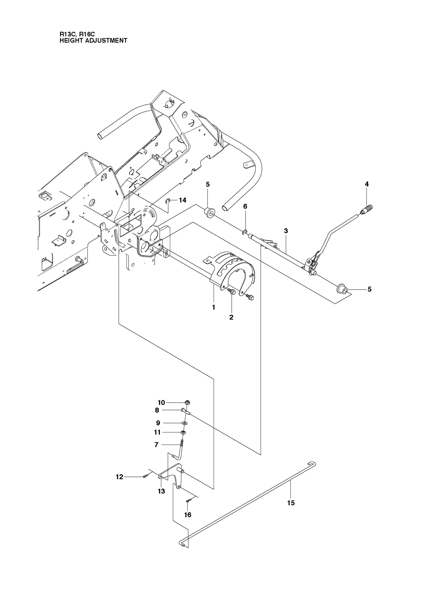 Husqvarna 504734501 onderdelentekening - positie 3