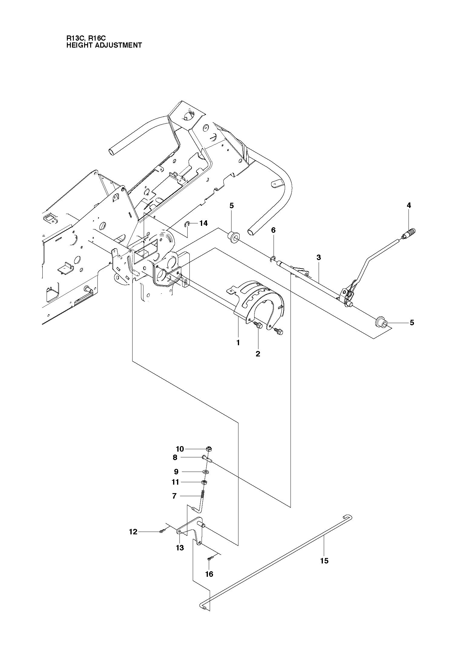 Husqvarna 504734501 onderdelentekening - positie 3