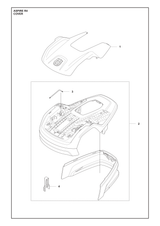 Husqvarna 536977003 onderdelentekening - positie 2