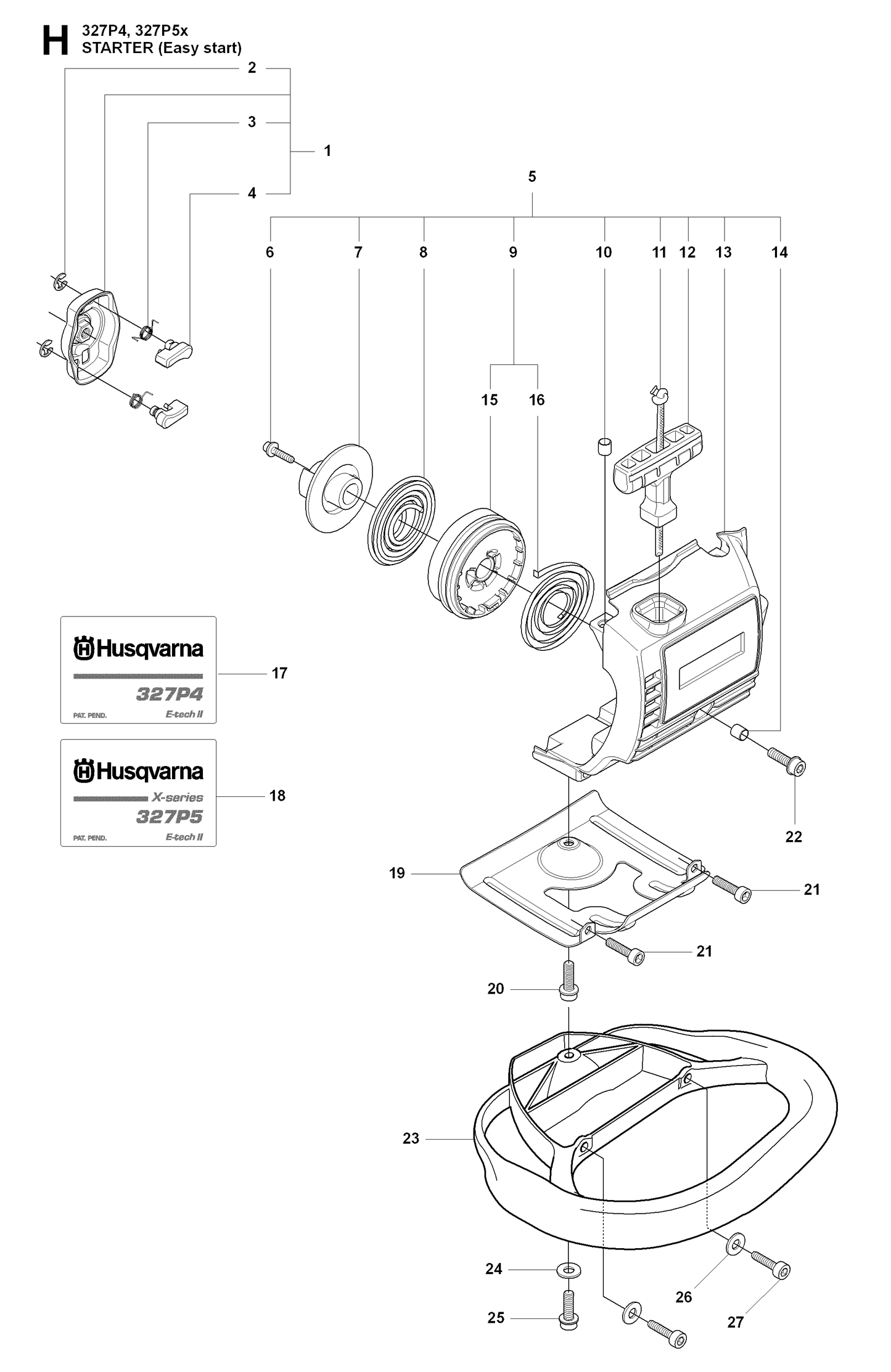 Husqvarna 502082401 onderdelentekening - positie 28