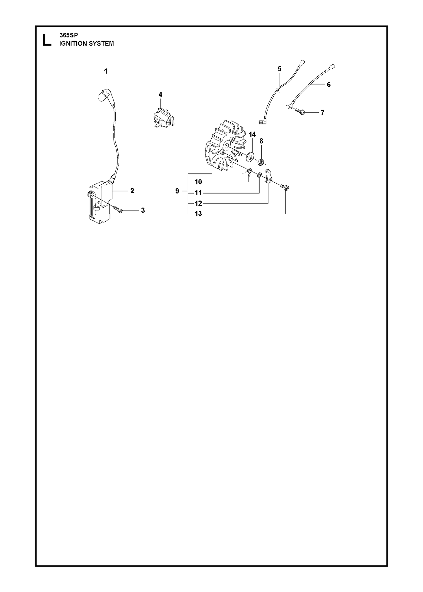 Husqvarna 503897601 onderdelentekening - positie 6