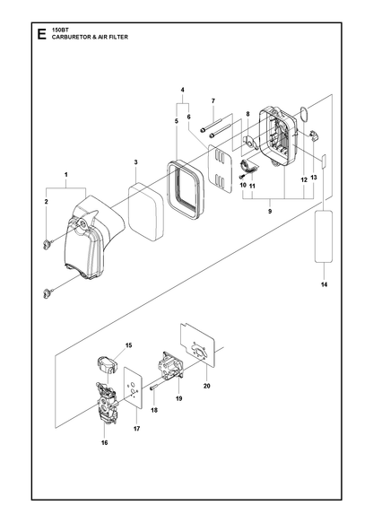 Husqvarna 502844401 onderdelentekening - positie 3
