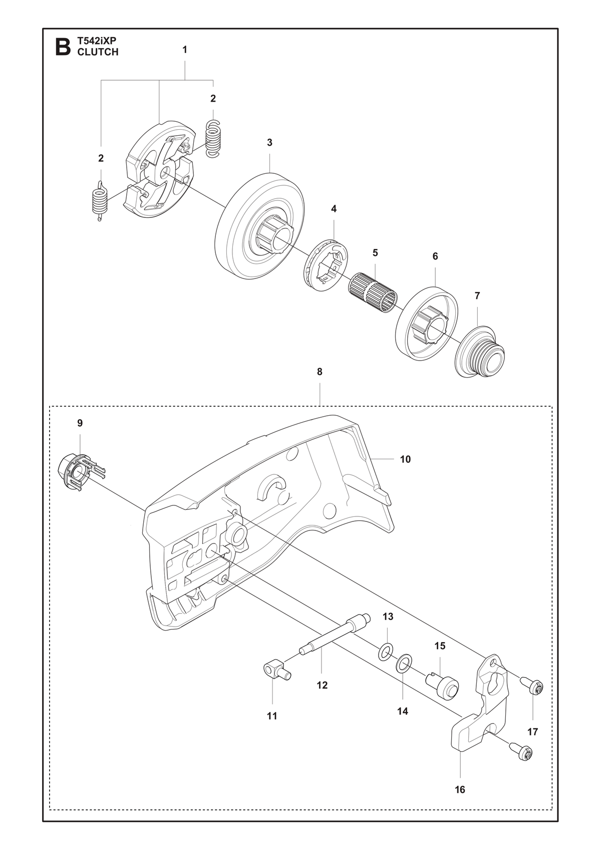 Husqvarna 588850301 onderdelentekening - positie 11