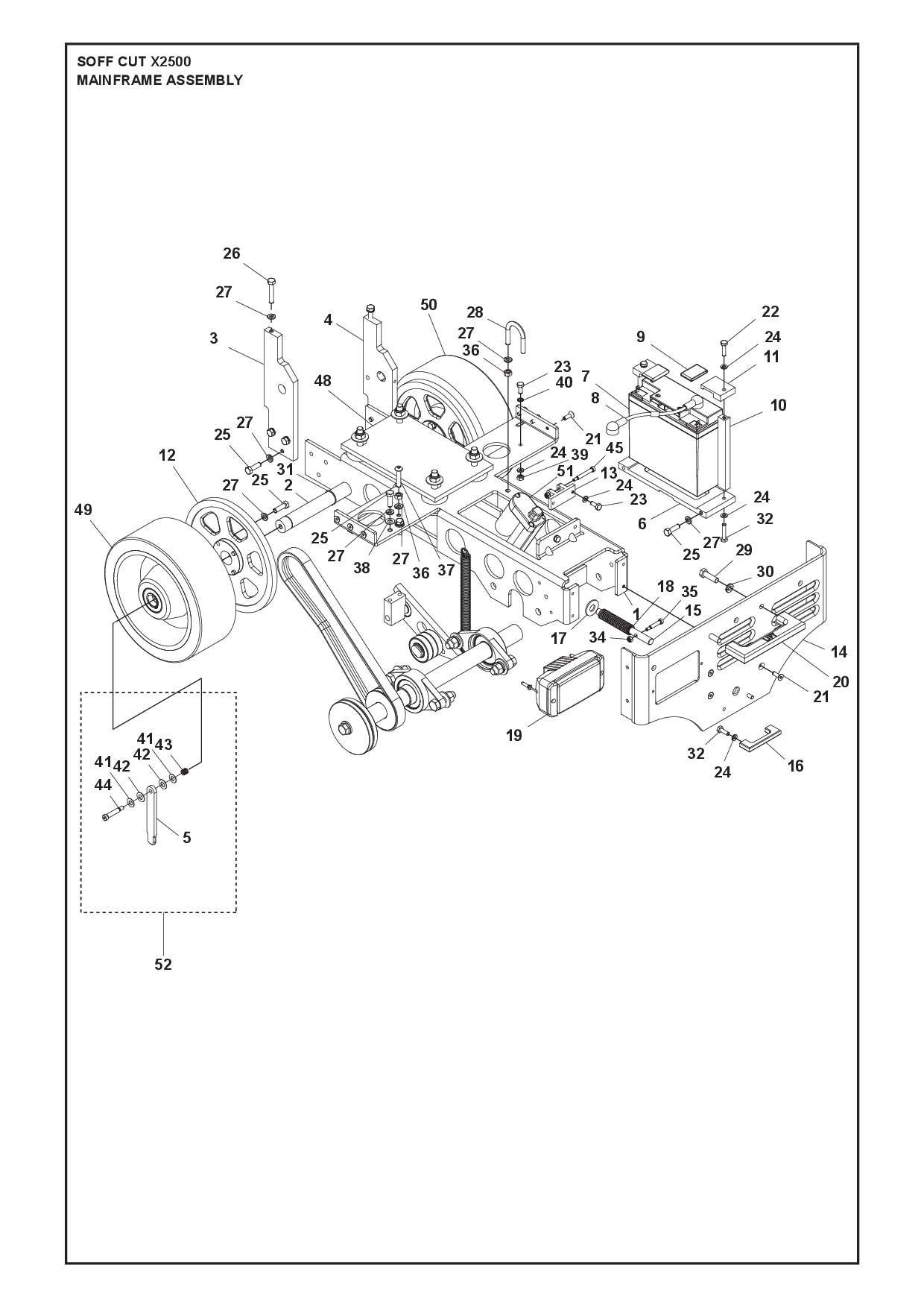 Husqvarna 505485001 onderdelentekening - positie 19