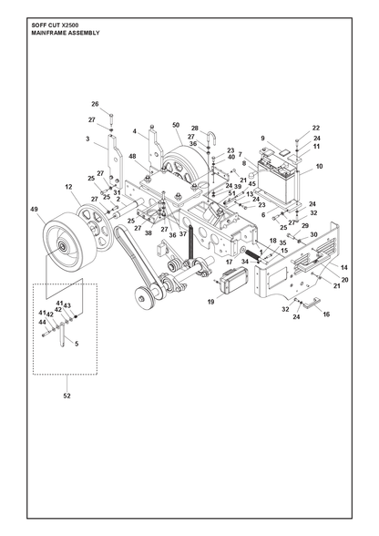 Husqvarna 505485001 onderdelentekening - positie 19