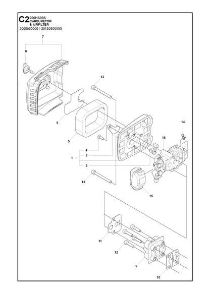 Husqvarna 506654801 onderdelentekening - positie 11