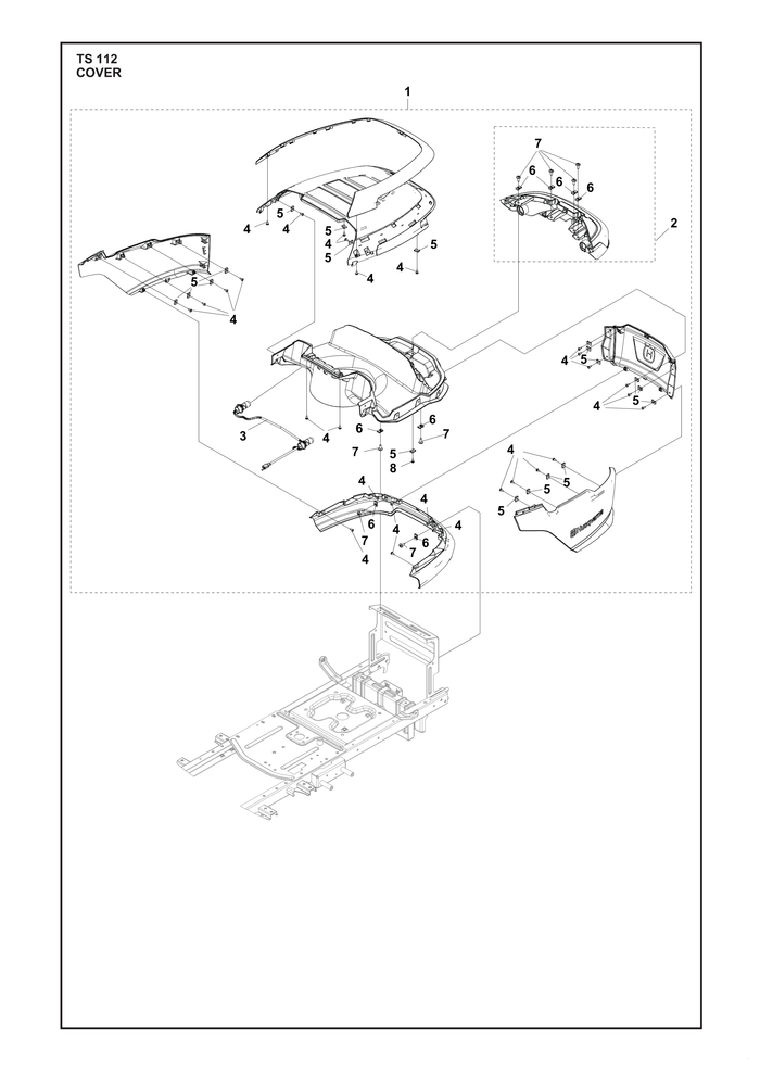 Husqvarna 729577601 onderdelentekening - positie 4