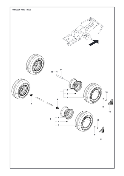 Husqvarna 523034503 onderdelentekening - positie 2