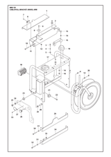 Husqvarna 595348101 onderdelentekening - positie 22