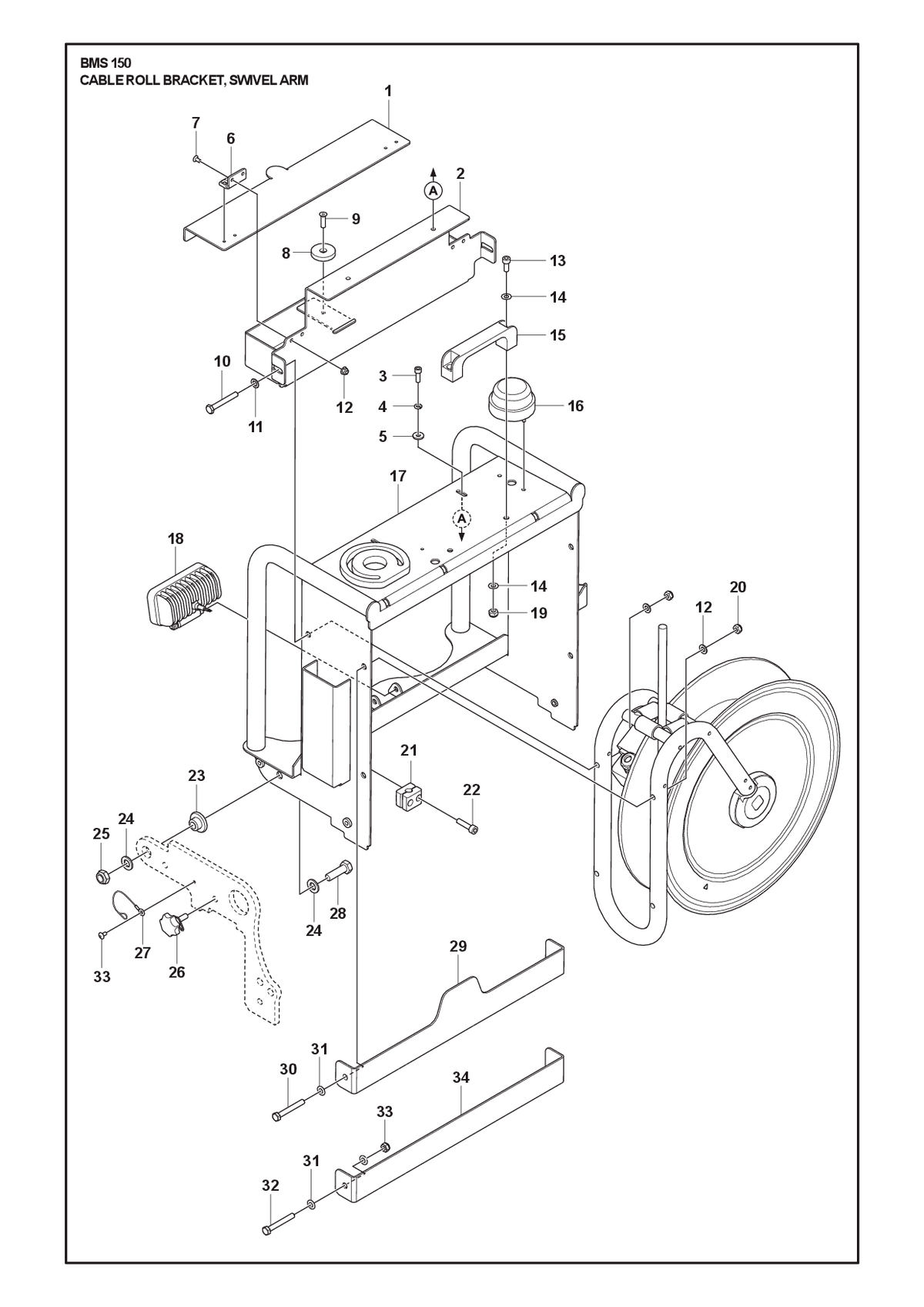 Husqvarna 595348101 onderdelentekening - positie 22
