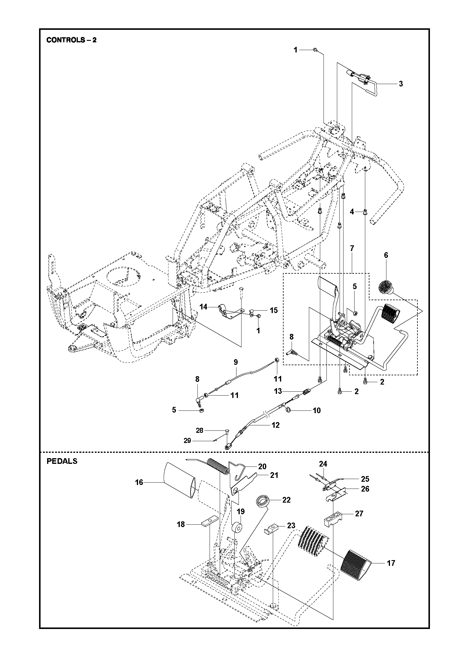 Husqvarna 506668801 onderdelentekening - positie 28