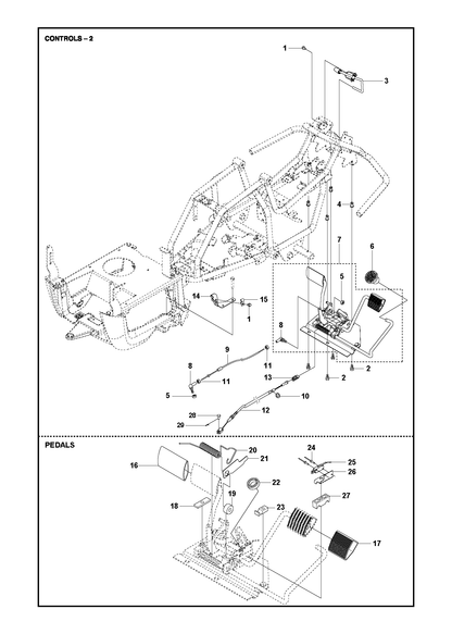 Husqvarna 506668801 onderdelentekening - positie 28