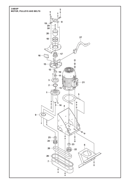 Husqvarna 548431102 onderdelentekening - positie 6