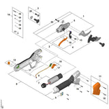 STIHL VA080071000 Boutennset positie 14 technische tekening