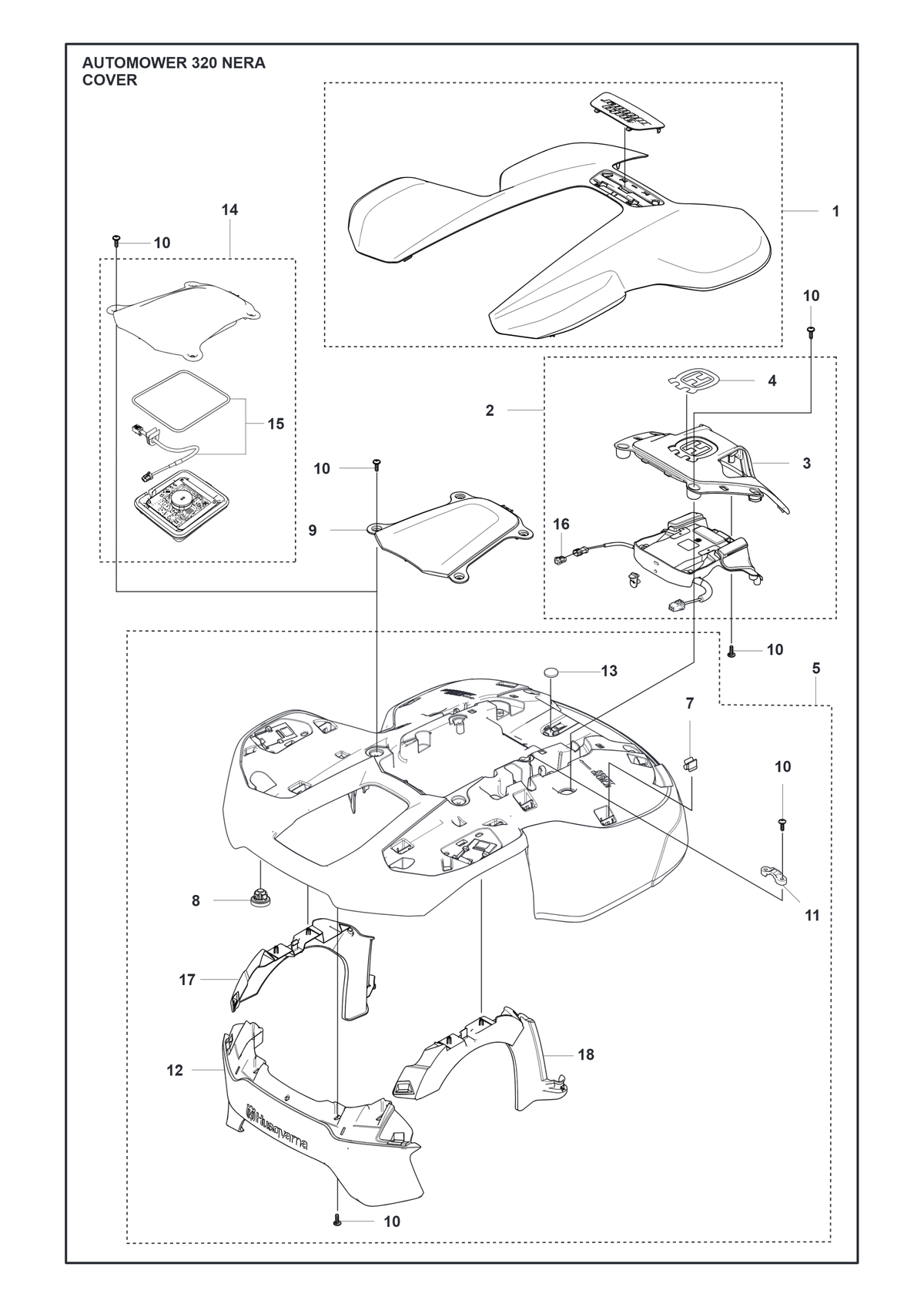 Husqvarna 535294101 onderdelentekening - positie 3