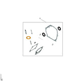 STIHL 0004-007-1615 Pakkingset positie 1 technische tekening