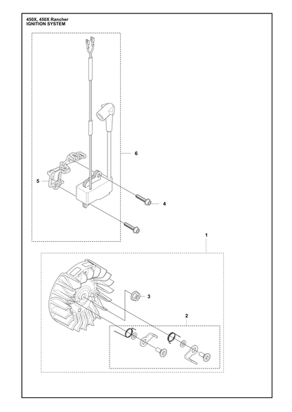 Husqvarna 536222801 onderdelentekening - positie 1