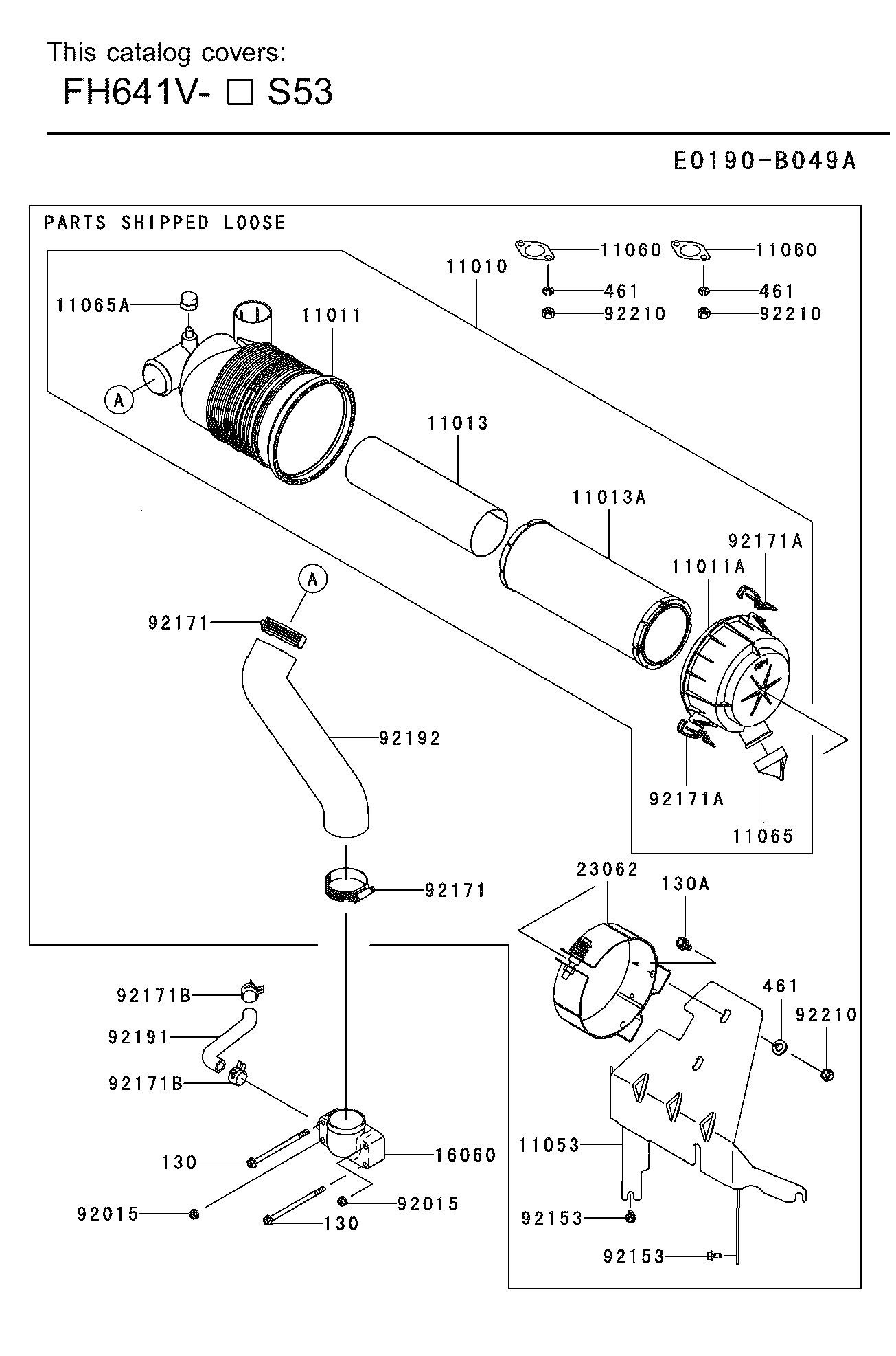 Husqvarna 510124301 onderdelentekening - positie 1