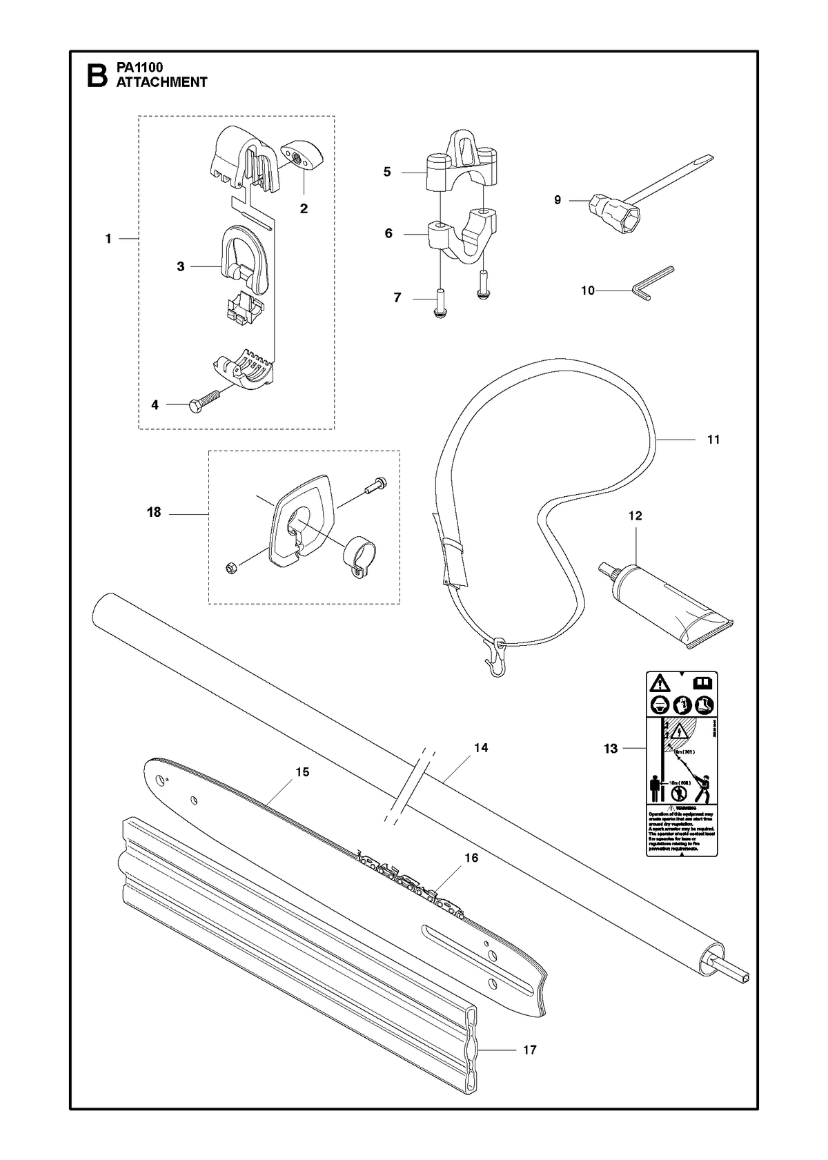 Husqvarna 537350102 onderdelentekening - positie 3