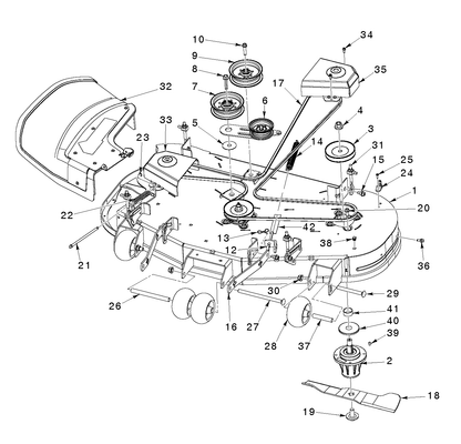 Husqvarna 588811202 onderdelentekening - positie 18