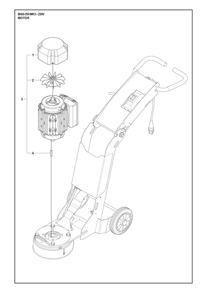Husqvarna 587174601 onderdelentekening - positie 1