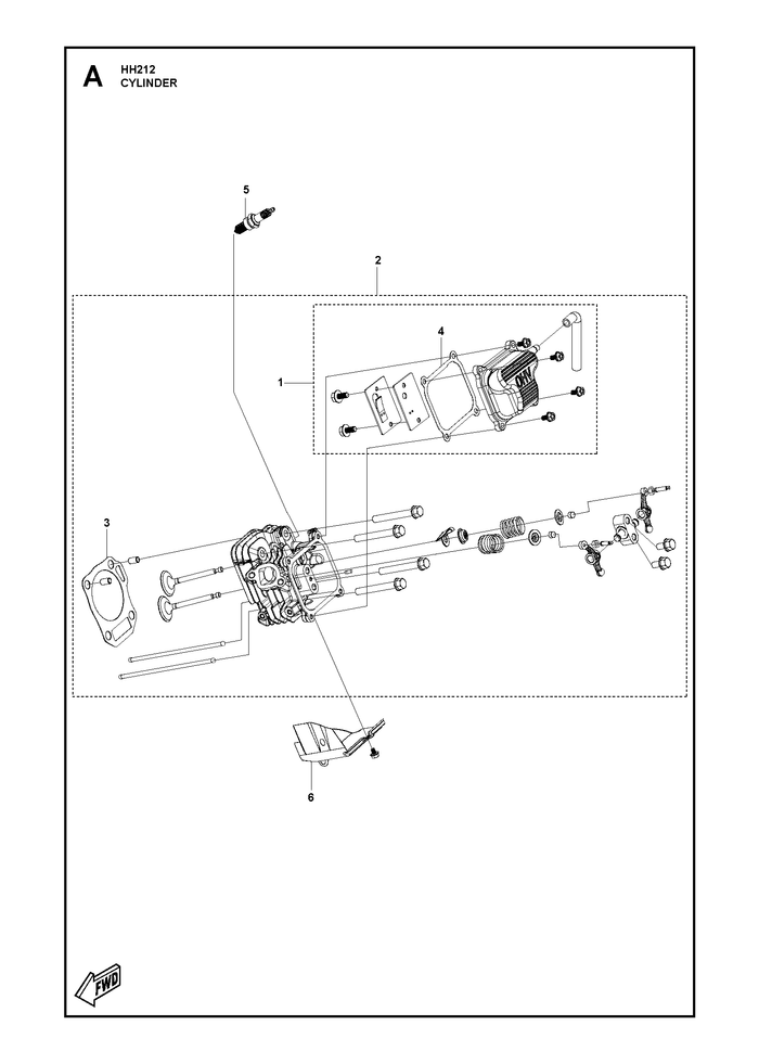 Husqvarna 599747301 onderdelentekening - positie 4