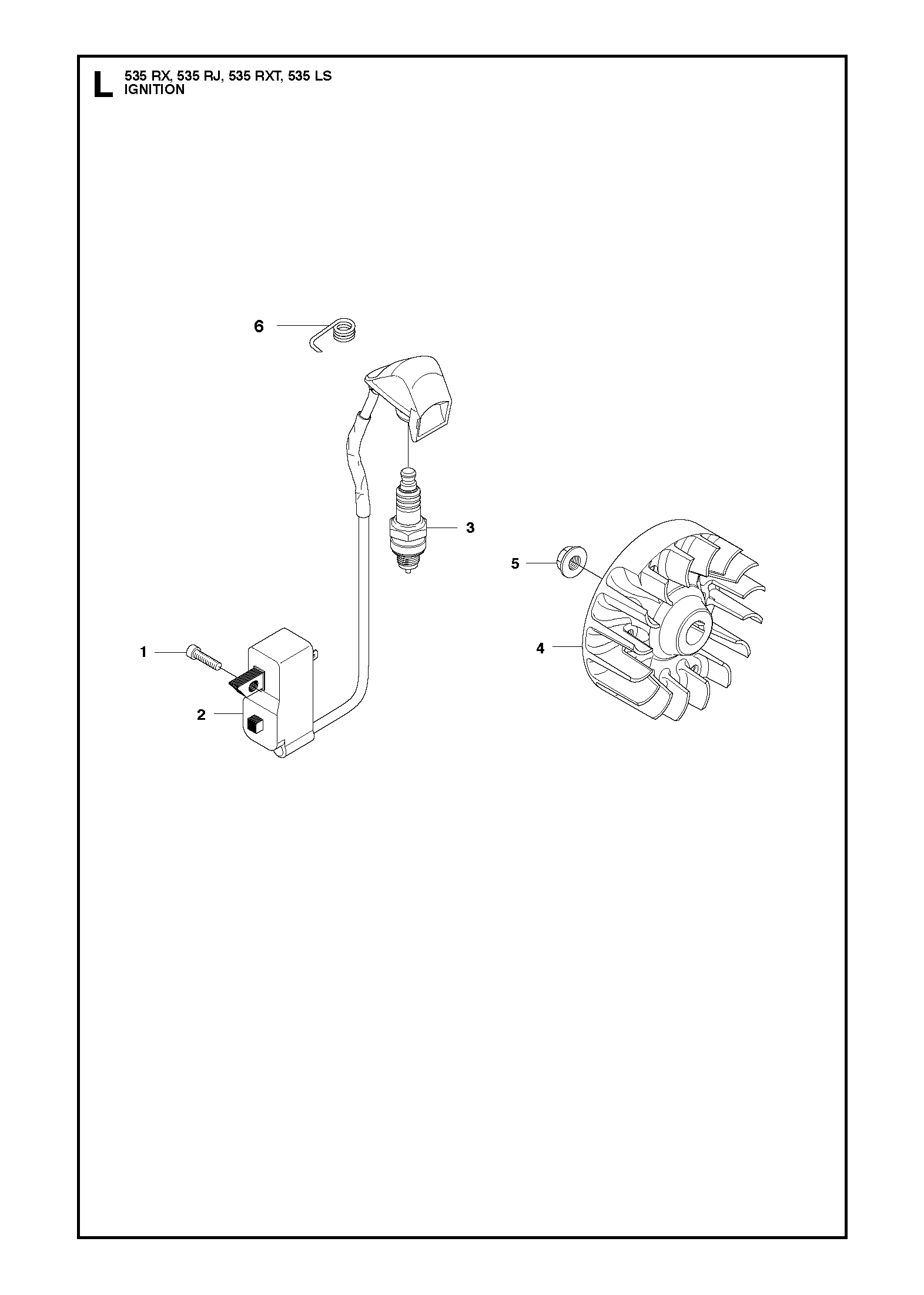 Husqvarna 503235109 onderdelentekening - positie 3
