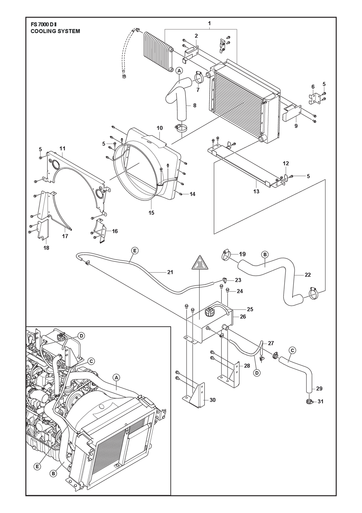 Husqvarna 586657601 onderdelentekening - positie 9