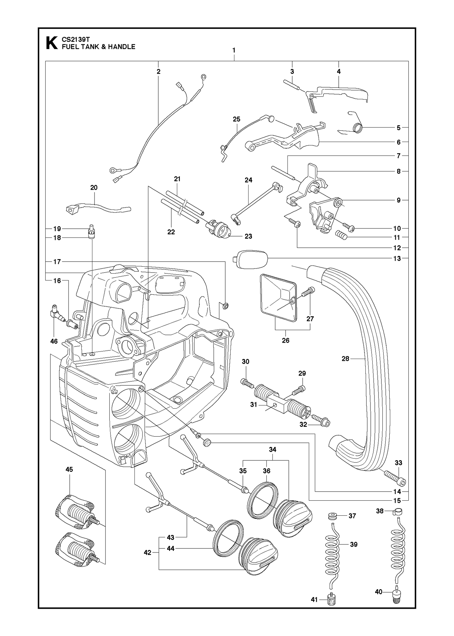 Husqvarna 503813402 onderdelentekening - positie 8