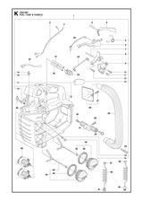 Husqvarna 503813402 onderdelentekening - positie 8
