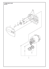 Husqvarna 588729310 onderdelentekening - positie 1