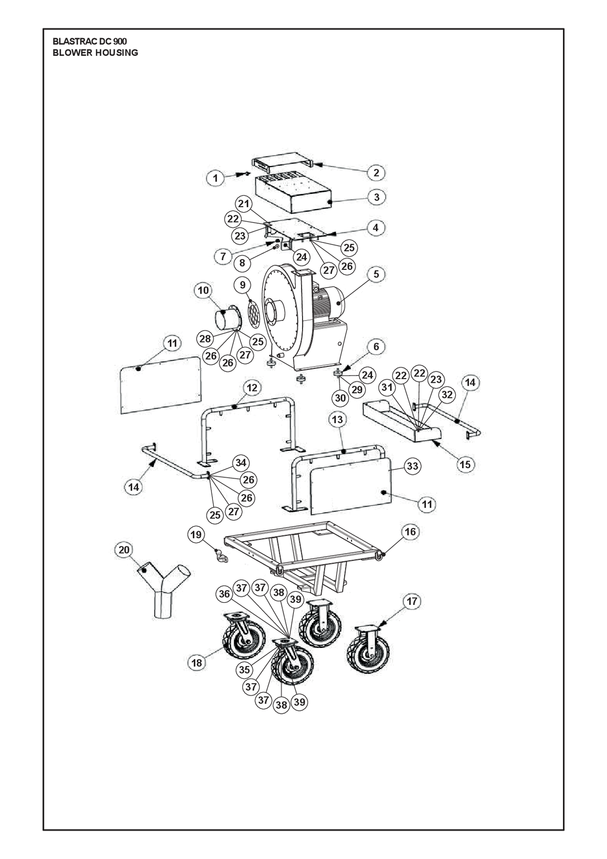 Husqvarna 535190102 onderdelentekening - positie 14