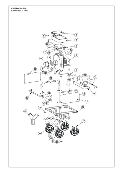 Husqvarna 535190102 onderdelentekening - positie 14