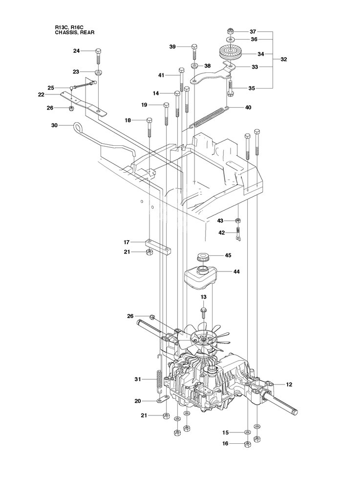Husqvarna 725245151 onderdelentekening - positie 24