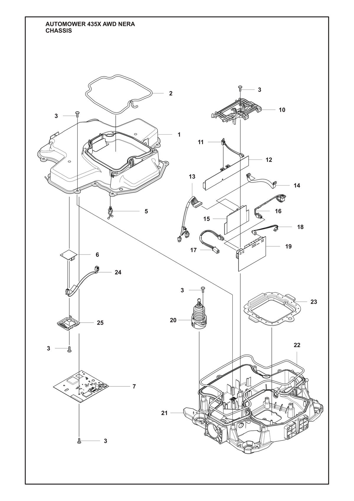 Husqvarna 591494301 onderdelentekening - positie 25